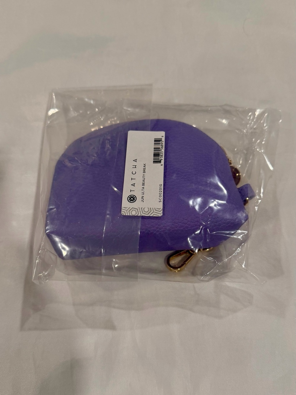 NWT Tatcha Keychain Bag + 3 Skincare Samples (Cleanser, Moisturizer) SET of 4 - Picture 4 of 10